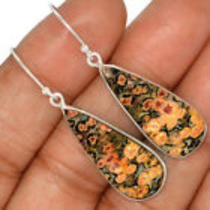 Leopard Skin Jasper Solid Sterling Silver